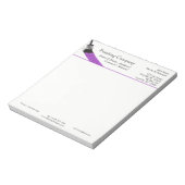 Bloc-note Peinture Peintre Service Société Pinceau violet (Tourné)