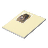 Bloc-note Peinture Poméranienne Noir et Tan Art Chien origin (Tourné)