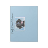Bloc-note Peinture Retriever recouverte de boue - Art Chien (Tourné)