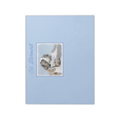 Bloc-note Peinture Saint Bernard - Cute Original Chien Art P (Tourné)