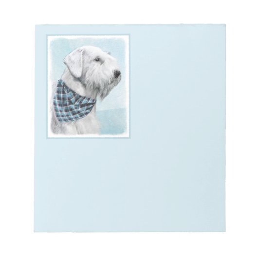 Bloc-note Peinture Sealyham Terrier - Cute Original Chien Ar (Devant)