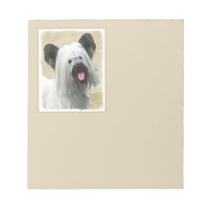 Bloc-note Peinture Skye Terrier - Cute Original Chien Art