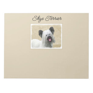 Bloc-note Peinture Skye Terrier - Jolie note d'art originale