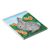 Bloc-note Peinture sur lapin au printemps (Incliné)