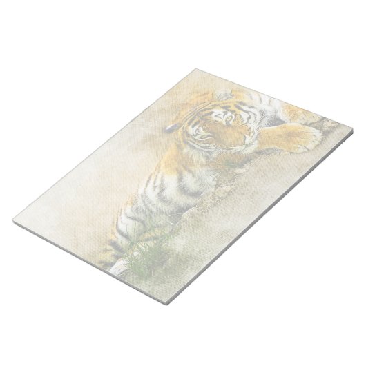 Bloc-note Peinture sur tigre (Incliné)