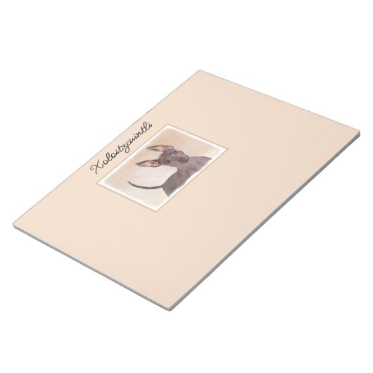 Bloc-note Peinture Xoloitzcuintli - Cute Original Chien Art  (Incliné)