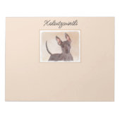 Bloc-note Peinture Xoloitzcuintli - Cute Original Chien Art  (Devant)
