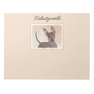 Bloc-note Peinture Xoloitzcuintli - Cute Original Chien Art