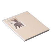 Bloc-note Peinture Xoloitzcuintli - Cute Original Chien Art (Incliné)