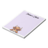 Bloc-note Pékin Baby Highland Longhorn Cow (Tourné)