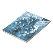 Bloc-note Pénecone bleu glacé primitif (Tourné)