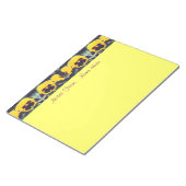 Bloc-note Pensées jaunes (Incliné)