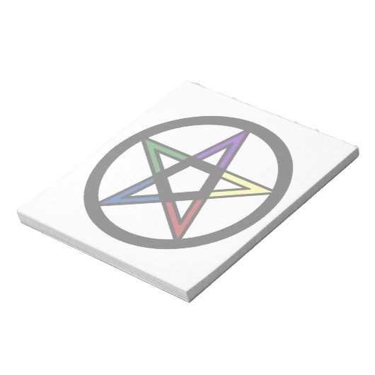 Bloc-note Pentacle élémentaire (Tourné)