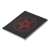 Bloc-note Pentagram Red Devil (Tourné)