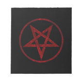 Bloc-note Pentagram Red Devil (Devant)