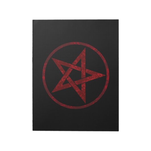 Bloc-note Pentagram Red Devil (Tourné)
