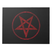 Bloc-note Pentagram Red Devil (Devant)
