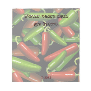 Bloc-note Peppers chili