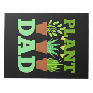 Bloc-note Père Cadeau Plante Papa Gardener