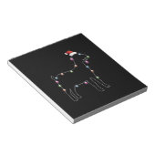 Bloc-note Père Noël Chèvre Noël Couleur Led Léger Noël Chèvr (Incliné)