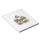 Bloc-note Père Noël Gangsta Wrapper Noël (Incliné)