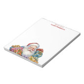 Bloc-note Père Noël joyeux Noël classique (Tourné)