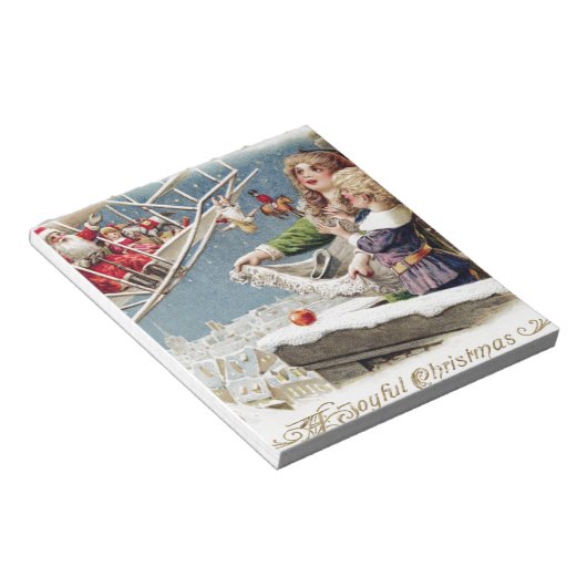 Bloc-note Père Noël Vintage (Incliné)