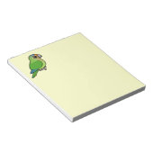 Bloc-note Perruche à front orange (Incliné)