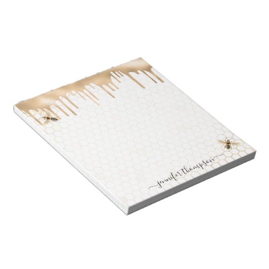 Bloc-note Perruque de miel personnalisée (Incliné)
