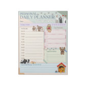 Bloc-note Personal Daily Planner mignon Chien Chien Chien Ch (Tourné)