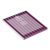 Bloc-note Personalisé KEEP CALM Votre texte sur Pink Fuchsia (Incliné)