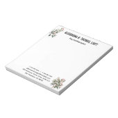 Bloc-note Personalize  Eucalyptus therapist  professional (Tourné)