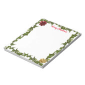 Bloc-note Personalized 5.5 x 6"  Christmas Note Pad (Tourné)