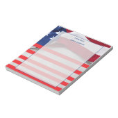 Bloc-note Personalized American Flag Patriotic USA  (Tourné)