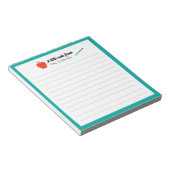 Bloc-note Personalized Apple Pencil Teacher Appreciation (Incliné)