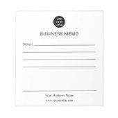 Bloc-note Personalized Business Memo (Devant)