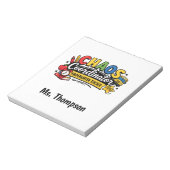 Bloc-note Personalized Chaos  Coordinator Teacher  (Tourné)