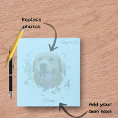 Bloc-note Personalized Custom Photo Pet with Name