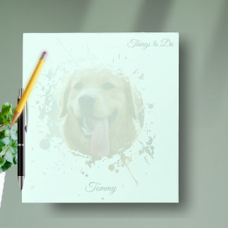 Bloc-note Personalized Custom Photo Pet with Name