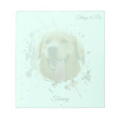 Bloc-note Personalized Custom Photo Pet with Name (Devant)