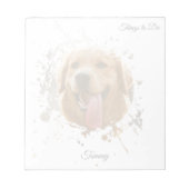 Bloc-note Personalized Custom Photo Pet with Name (Devant)