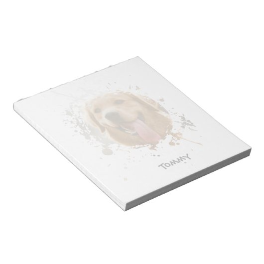 Bloc-note Personalized Custom Photo with Name (Incliné)