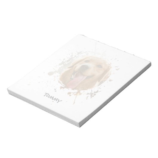 Bloc-note Personalized Custom Photo with Name (Tourné)