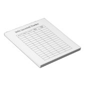 Bloc-note Personalized Debt Snowball Tracker Notepad (Incliné)