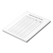 Bloc-note Personalized Debt Snowball Tracker Notepad (Tourné)