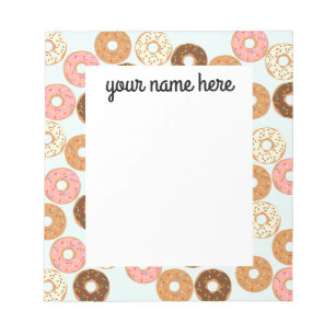 Bloc-note Personalized Donuts Notepad