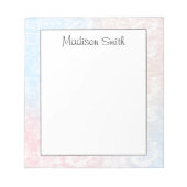 Bloc-note Personalized Geometric Notepad (Devant)