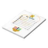 Bloc-note Personalized Kwanzaa To-Do List (Tourné)