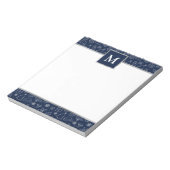 Bloc-note Personalized Navy with Silver Accents Christmas  (Tourné)