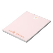 Bloc-note Personalized Notepad Retro Daisy Custom Notepad (Tourné)
